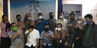 Komisaris PT Bank Syariah Indonesia Silaturahmi ke Kantor JMSI Aceh