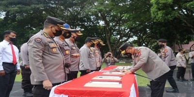 Ini Enam Point Isi Pakta Integritas Pejabat Polda Gorontalo