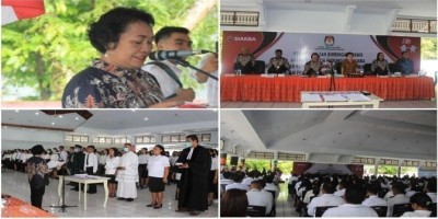 501 PPS Pemilu 2024 se Kepulauan Sangihe Dilantik 