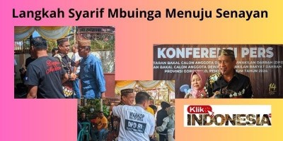 Syarif Mendaftar Calon Anggota DPD-RI di Kantor KPU Provinsi Gorontalo