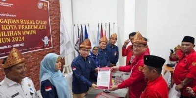 Target 6 Kursi, PDIP Prabumulih Serahkan Berkas ke KPU