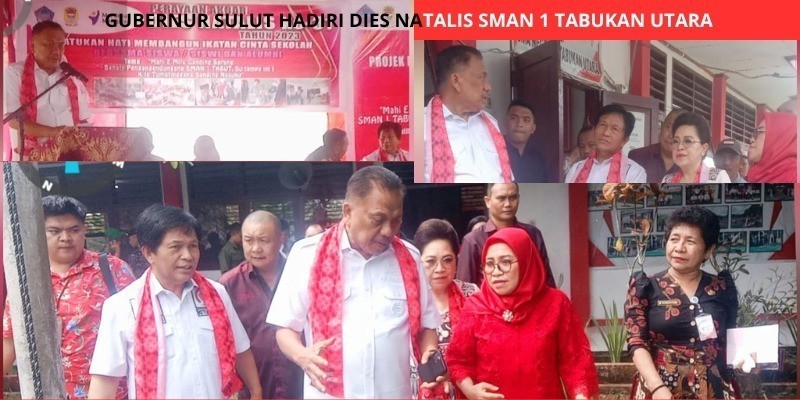 Gubernur Sulut Hadiri Dies Natalis SMA Negeri 1 Tabukan Utara 