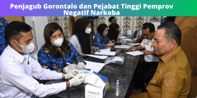 Penjagub Gorontalo dan 26 Pejabat Tinggi Jalani Tes Urine, Semuanya Negatif Narkoba