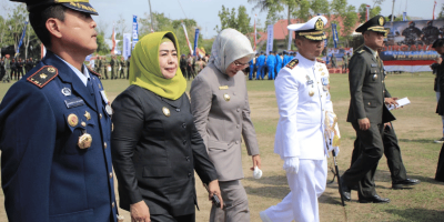 Wabup Suharsi Hadiri Upacara Peringatan HUT ke-78 TNI
