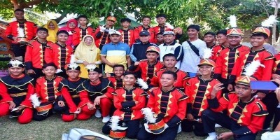 GIMB MTs 1 Pohuwato Raih Juara Umum di Kompetisi Marching Band Se-Indonesia Timur