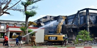Kantor Bupati Pohuwato Mulai Dibongkar, Persiapan Menuju Pembangunan Gedung Baru