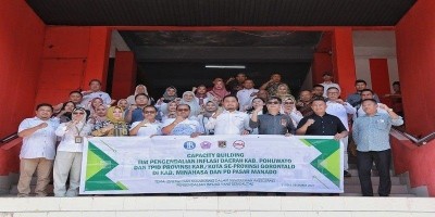 Stabilkan Pasokan Bahan Pokok, TPID Pohuwato dan Gorontalo Studi Banding di PD Pasar Manado 