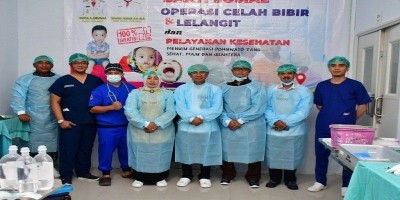 Kerjasama dengan Unhas Makassar Pemda Pohuwato Gelar Operasi Bibir Sumbing Gratis