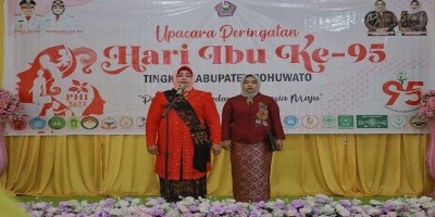 Peringati Hari Ibu ke-95, GOW Pohuwato Gelar Upacara Bertema 'Perempuan Berdaya Indonesia Maju'