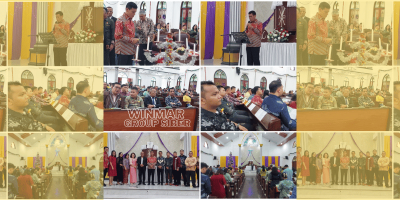 Perayaan Natal dan Tahun Baru BNN Sumatera Utara di HKBP Siderojo Medan