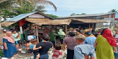 Polres Touna Pulihkan Trauma Anak Korban Banjir Bandang Kecamatan Tojo