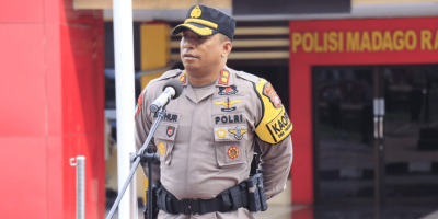 Kapolres Poso Pimpin Apel Pengecekan Personil BKO Polda Sulteng untuk Pengamanan TPS