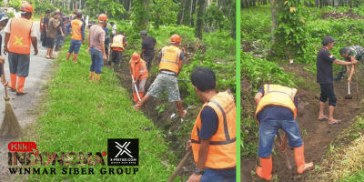 Forum Koordinasi Pimpinan Kecamatan Silinda Bersama Masyarakat Gelar Gotong Royong Bersihkan Fasilitas Umum